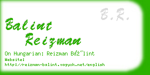 balint reizman business card